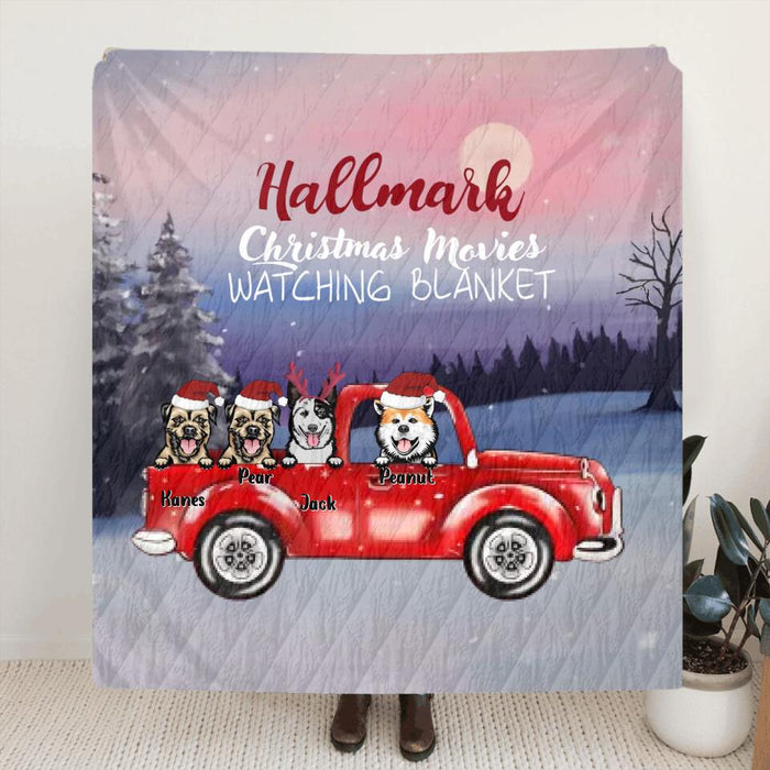 Personalized Dog Blanket, Christmas Gifts For Dog Lovers, Dog Owners