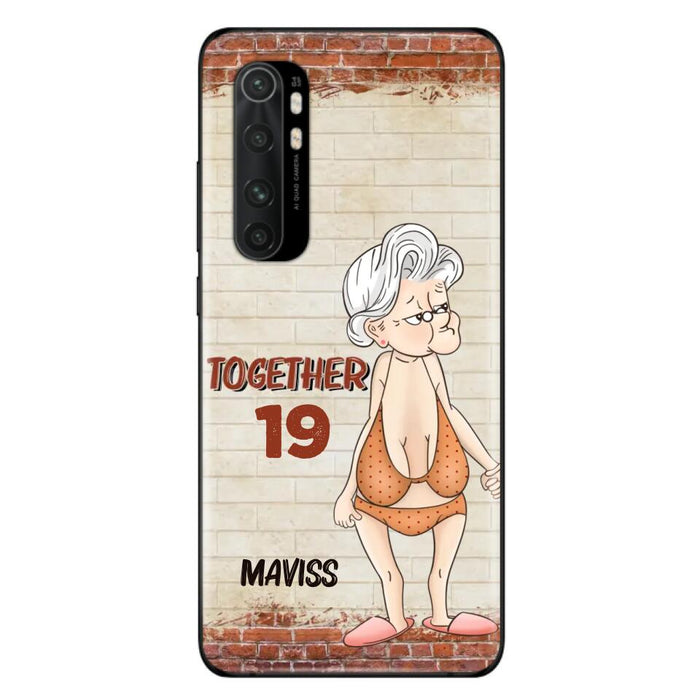 Custom Personalized Old Couple Phone Case - Gift Idea For Old Couple - Gift For Him/Her - Case For Xiaomi, Oppo And Huawei