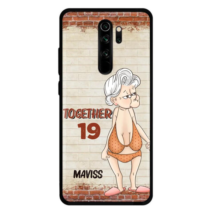 Custom Personalized Old Couple Phone Case - Gift Idea For Old Couple - Gift For Him/Her - Case For Xiaomi, Oppo And Huawei