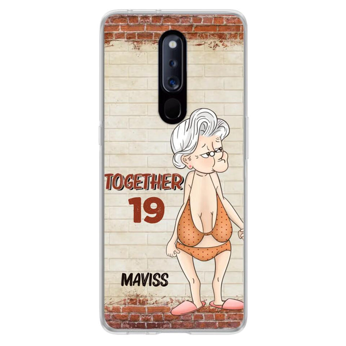 Custom Personalized Old Couple Phone Case - Gift Idea For Old Couple - Gift For Him/Her - Case For Xiaomi, Oppo And Huawei