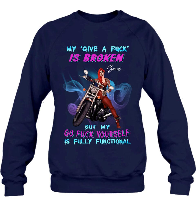 Custom Personalized Biker T-Shirt - Gift Idea for Biker Lovers