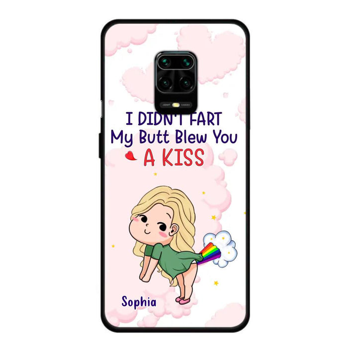 Personalized Fart Couple Phone Case - Funny Valentine's Day Gift For Couple - I Didn't Fart My Butt Blew You A Kiss - Case For Xiaomi, Oppo And Huawei