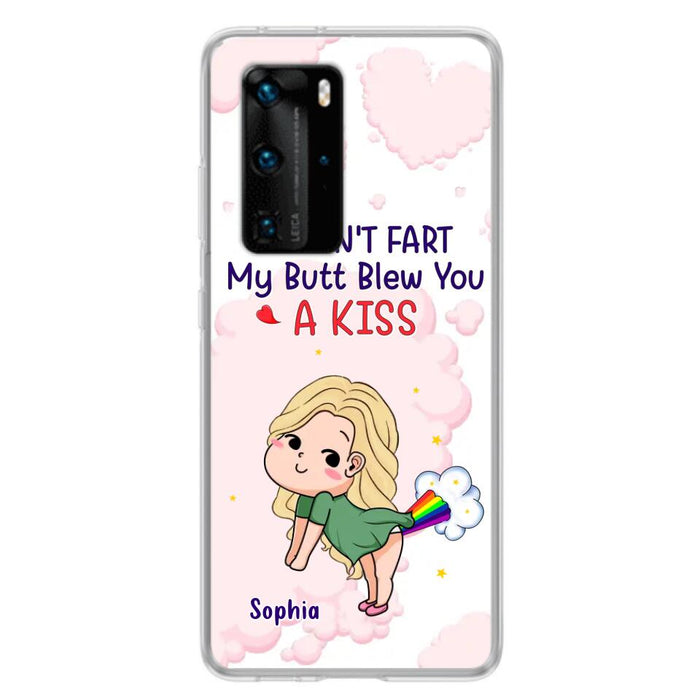 Personalized Fart Couple Phone Case - Funny Valentine's Day Gift For Couple - I Didn't Fart My Butt Blew You A Kiss - Case For Xiaomi, Oppo And Huawei