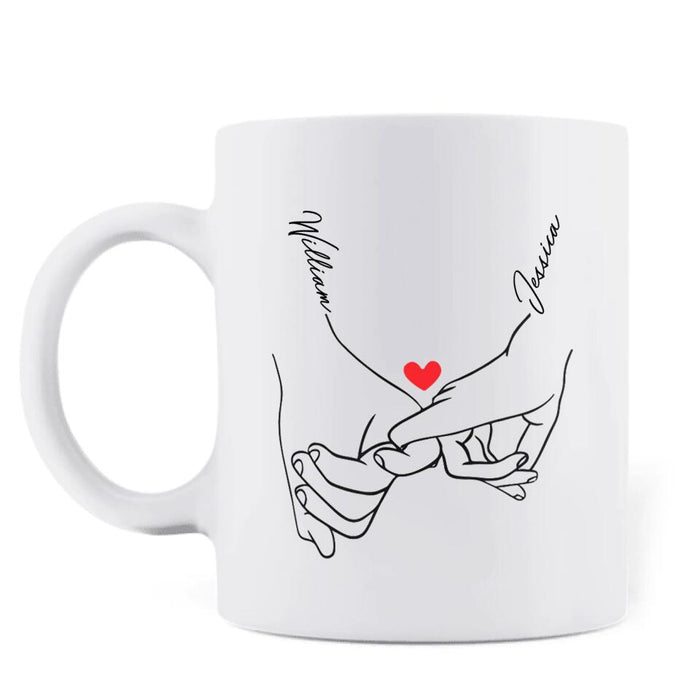 Custom Personalized Couple Coffee Mug -  Valentine's Day Gift Ideas For Couple - Gift For Her/ Him - I Love You Forever And Always