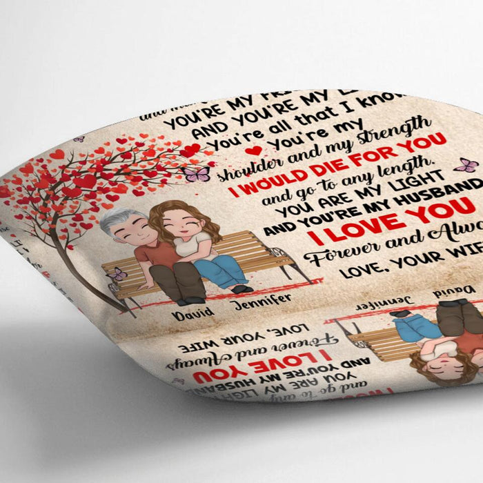 Custom Personalized Couple Pillow Cover - Gift Idea For Couple/Valentine's Day - To My Husband You're So Special More Than You Know