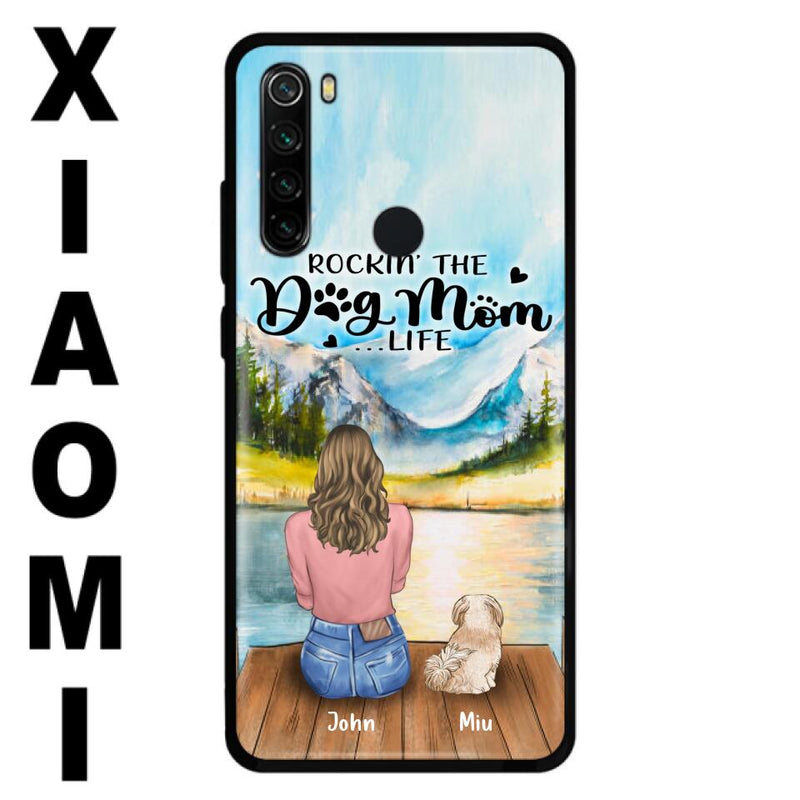 Personalized Dog Mom Phone Case - Gifts For Dog Lover With Up to 7 Dogs - Rockin' The Dog Mom Lifess
