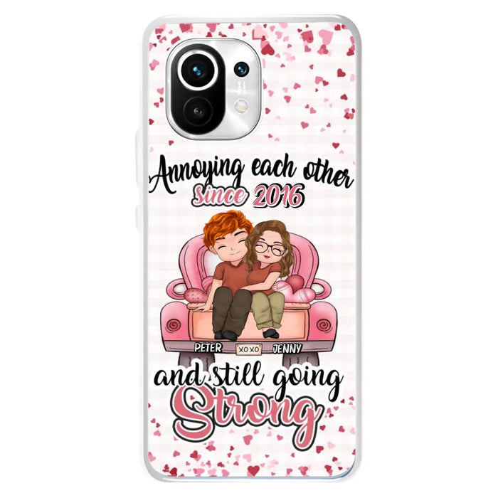 Custom Personalized Couple Phone Case - Valentine's Day/ Birthday/ Anniversary/ Mother's Day Gift For Wife From Husband - Case For Xiaomi, Oppo And Huawei