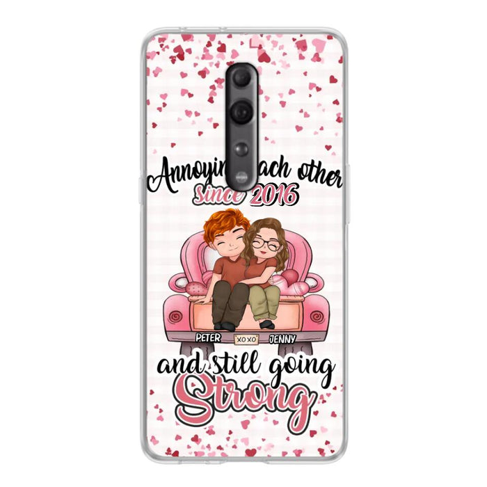 Custom Personalized Couple Phone Case - Valentine's Day/ Birthday/ Anniversary/ Mother's Day Gift For Wife From Husband - Case For Xiaomi, Oppo And Huawei