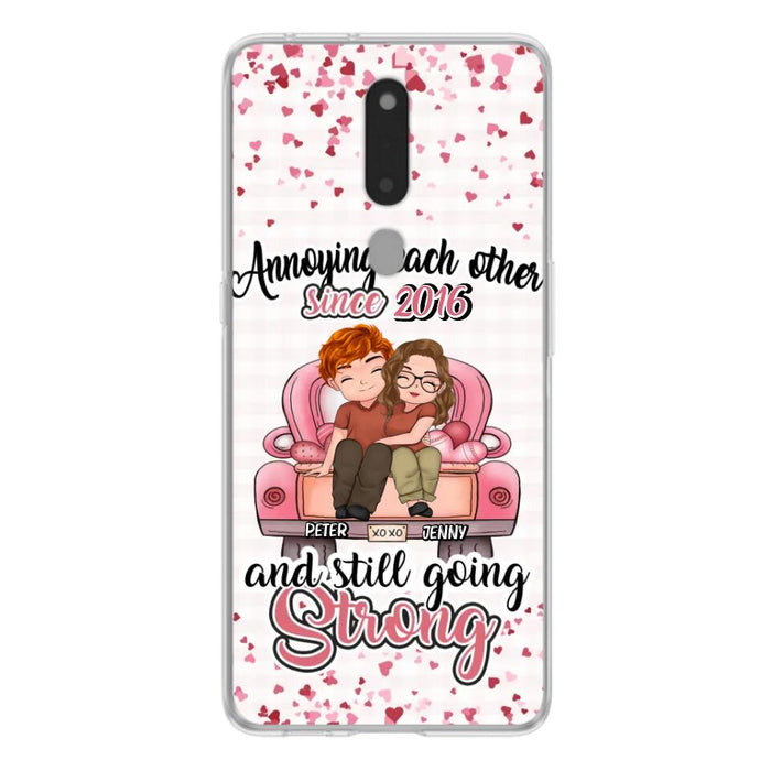 Custom Personalized Couple Phone Case - Valentine's Day/ Birthday/ Anniversary/ Mother's Day Gift For Wife From Husband - Case For Xiaomi, Oppo And Huawei