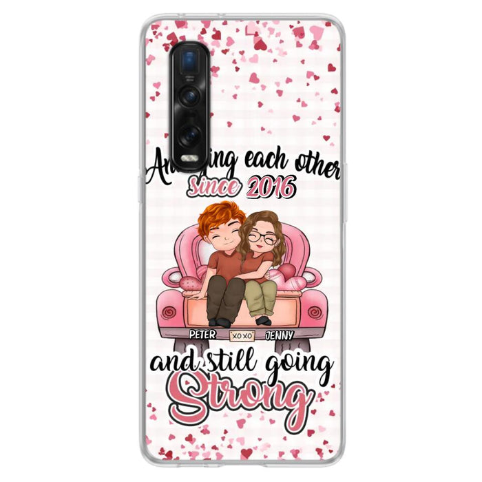 Custom Personalized Couple Phone Case - Valentine's Day/ Birthday/ Anniversary/ Mother's Day Gift For Wife From Husband - Case For Xiaomi, Oppo And Huawei