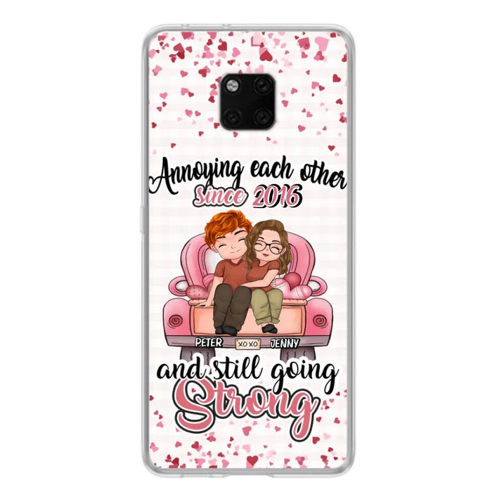 Custom Personalized Couple Phone Case - Valentine's Day/ Birthday/ Anniversary/ Mother's Day Gift For Wife From Husband - Case For Xiaomi, Oppo And Huawei