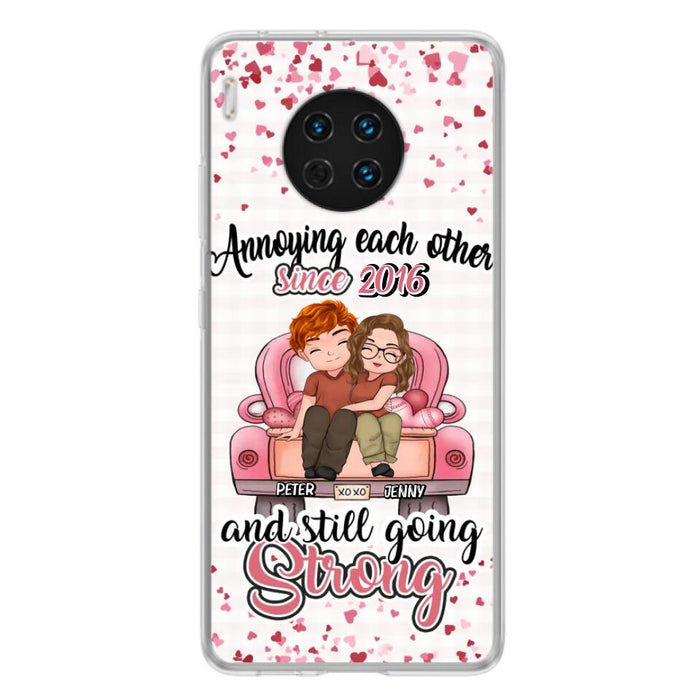 Custom Personalized Couple Phone Case - Valentine's Day/ Birthday/ Anniversary/ Mother's Day Gift For Wife From Husband - Case For Xiaomi, Oppo And Huawei