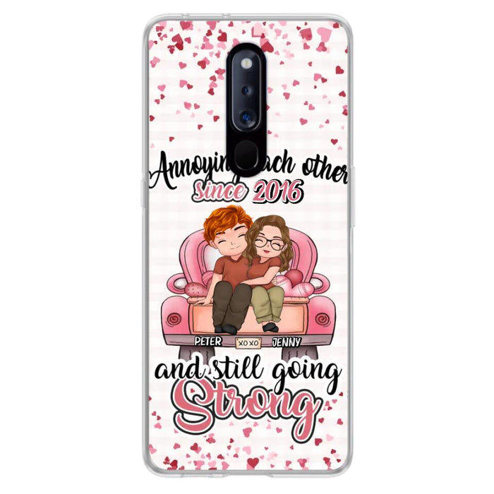 Custom Personalized Couple Phone Case - Valentine's Day/ Birthday/ Anniversary/ Mother's Day Gift For Wife From Husband - Case For Xiaomi, Oppo And Huawei