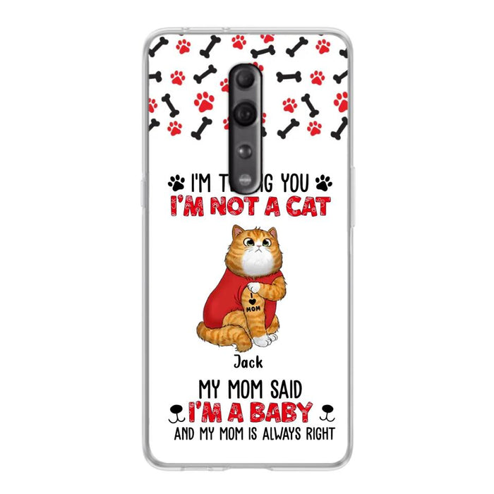 Custom Personalized Dog/ Cat Phone Case - Upto 4 Pets - Birthday, Loving Gift For Cat & Dog Lover, Pet Owner, Pet Mom, Pet Dad - My Mom Said I'm A Baby - Case For Xiaomi/ Oppo/ Huawei