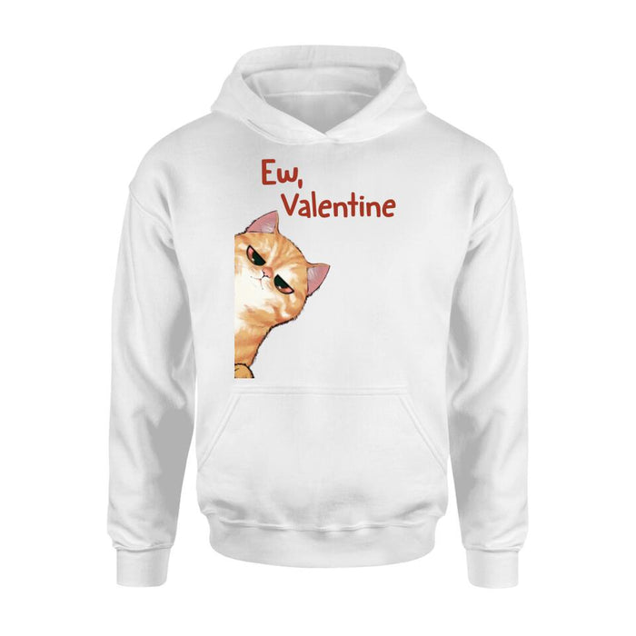 Custom Personalized Valentine Dog/ Cat T-shirt/ Long Sleeve/ Sweatshirt/ Hoodie - Upto 4 Pets - Valentine's Day Gift For Cat & Dog Lover, Pet Owner - Ew, Valentine