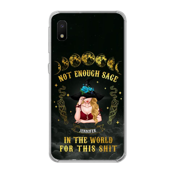 Custom Personalized Witch Phone Case - Gift For Halloween/Witch - Not Enough Sage In The World - Case for iPhone/Samsung