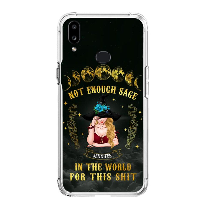 Custom Personalized Witch Phone Case - Gift For Halloween/Witch - Not Enough Sage In The World - Case for iPhone/Samsung