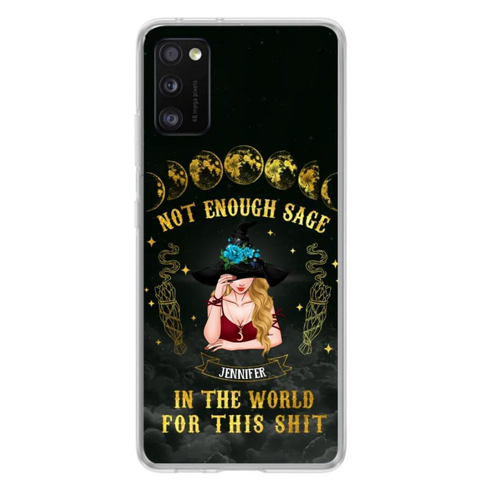 Custom Personalized Witch Phone Case - Gift For Halloween/Witch - Not Enough Sage In The World - Case for iPhone/Samsung