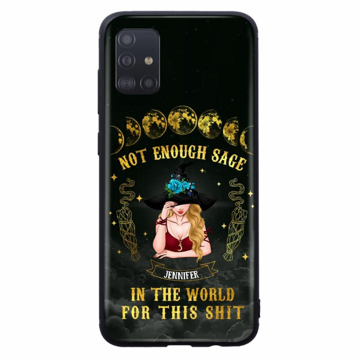 Custom Personalized Witch Phone Case - Gift For Halloween/Witch - Not Enough Sage In The World - Case for iPhone/Samsung