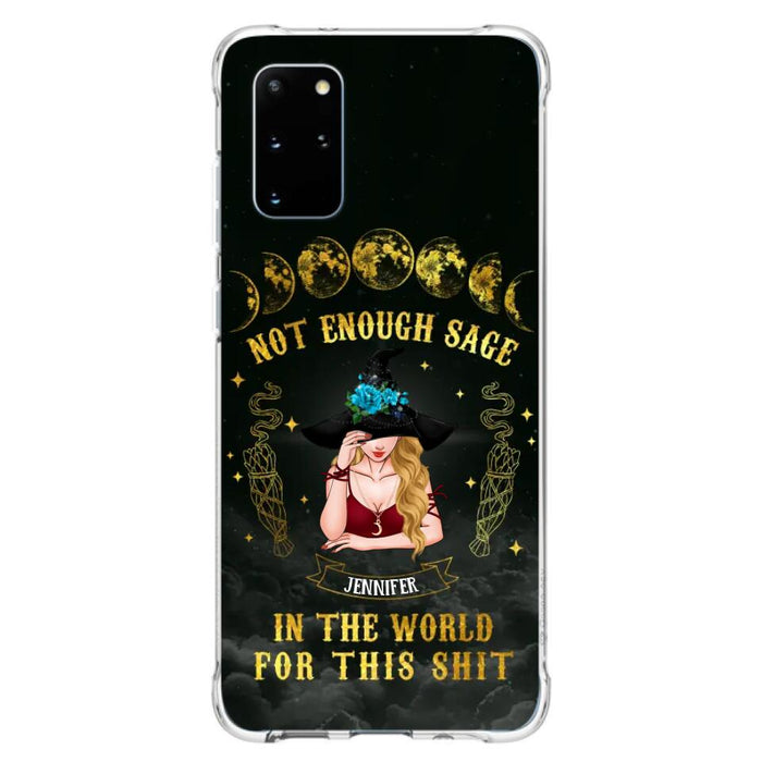 Custom Personalized Witch Phone Case - Gift For Halloween/Witch - Not Enough Sage In The World - Case for iPhone/Samsung