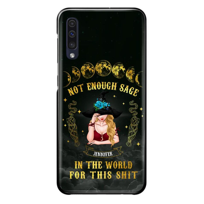 Custom Personalized Witch Phone Case - Gift For Halloween/Witch - Not Enough Sage In The World - Case for iPhone/Samsung