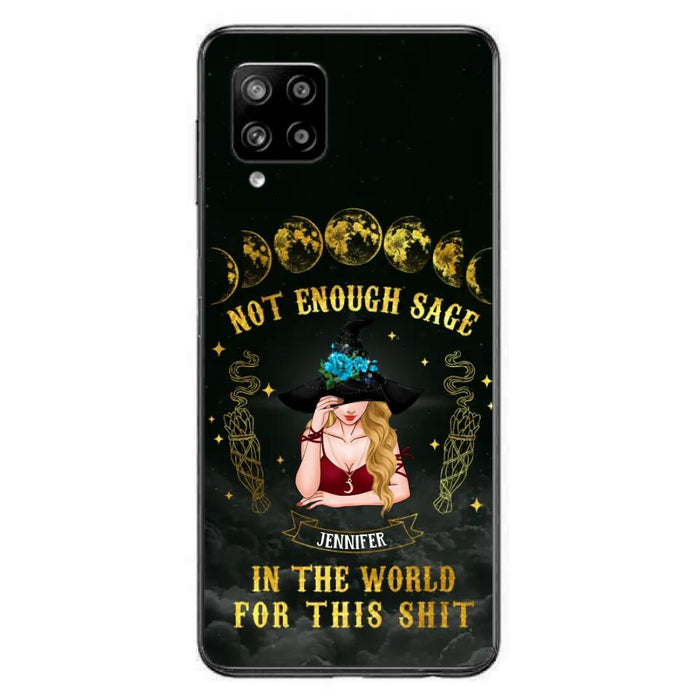 Custom Personalized Witch Phone Case - Gift For Halloween/Witch - Not Enough Sage In The World - Case for iPhone/Samsung