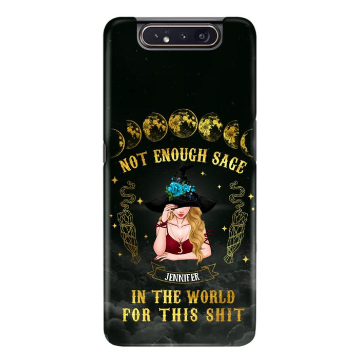 Custom Personalized Witch Phone Case - Gift For Halloween/Witch - Not Enough Sage In The World - Case for iPhone/Samsung