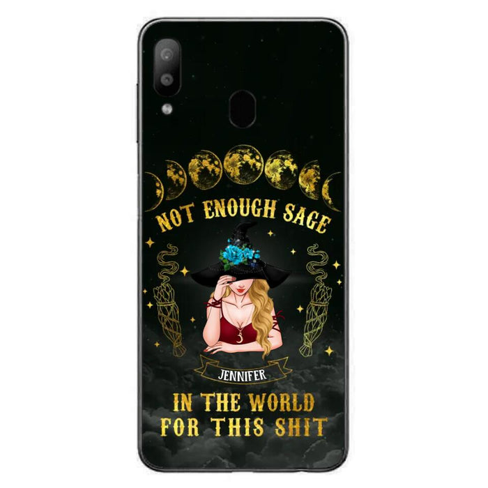 Custom Personalized Witch Phone Case - Gift For Halloween/Witch - Not Enough Sage In The World - Case for iPhone/Samsung