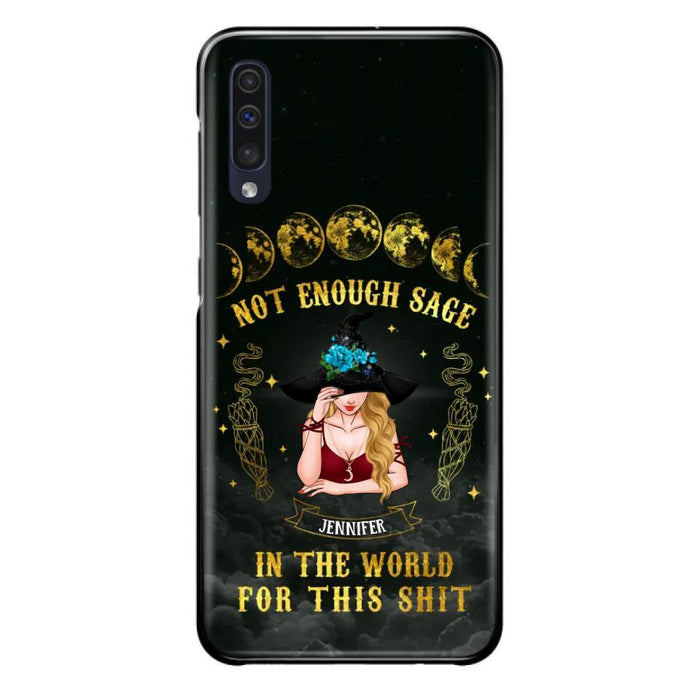 Custom Personalized Witch Phone Case - Gift For Halloween/Witch - Not Enough Sage In The World - Case for iPhone/Samsung