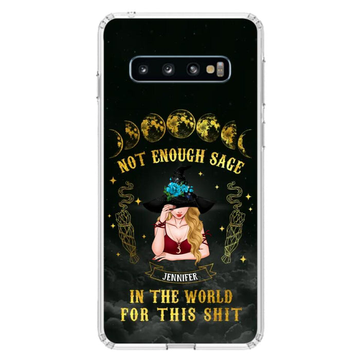 Custom Personalized Witch Phone Case - Gift For Halloween/Witch - Not Enough Sage In The World - Case for iPhone/Samsung