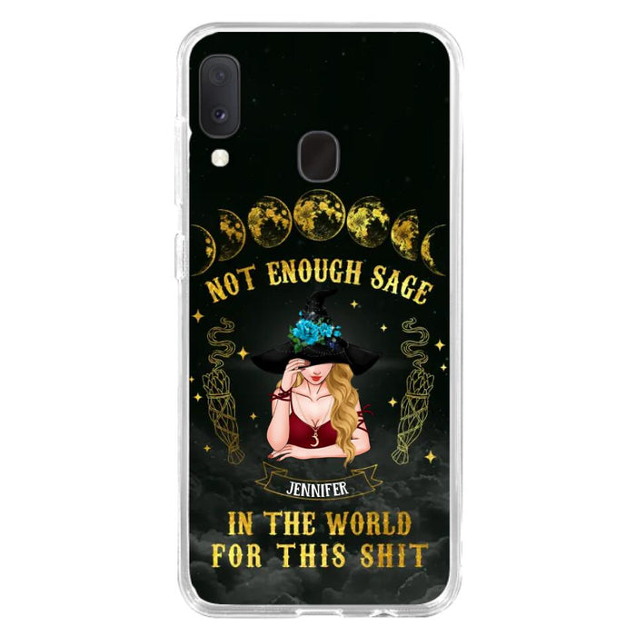 Custom Personalized Witch Phone Case - Gift For Halloween/Witch - Not Enough Sage In The World - Case for iPhone/Samsung