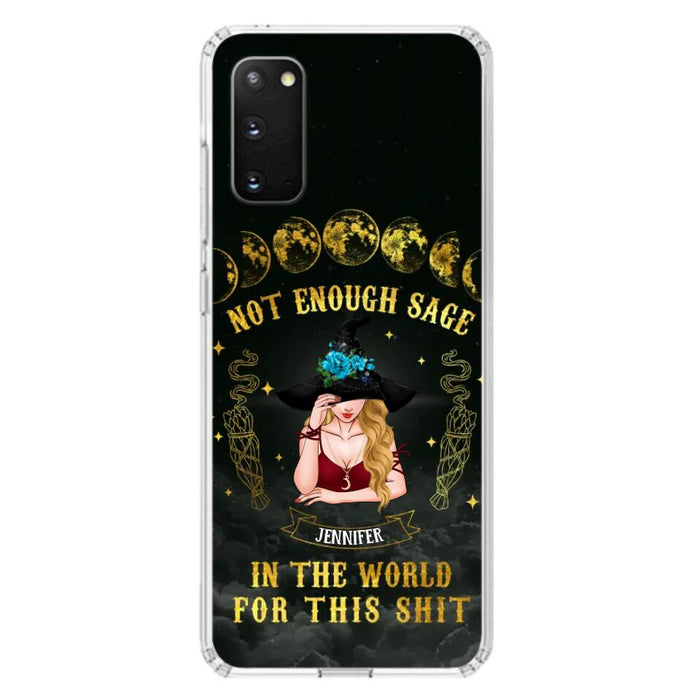 Custom Personalized Witch Phone Case - Gift For Halloween/Witch - Not Enough Sage In The World - Case for iPhone/Samsung