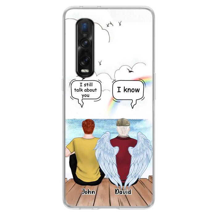 Custom Personalized Memorial Family Phone Case - Memorial Gift For Family Members - I Still Talk About You - Case For Xiaomi, Oppo And Huawei