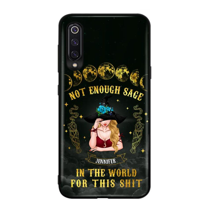 Custom Personalized Witch Phone Case - Gift For Halloween/Witch - Not Enough Sage In The World - Case for Xiaomi/Huawei/Oppo