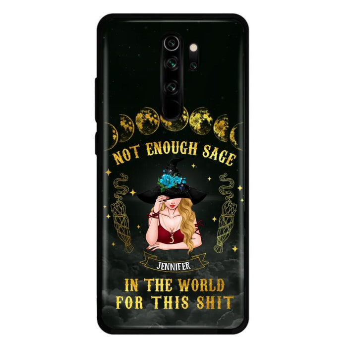 Custom Personalized Witch Phone Case - Gift For Halloween/Witch - Not Enough Sage In The World - Case for Xiaomi/Huawei/Oppo