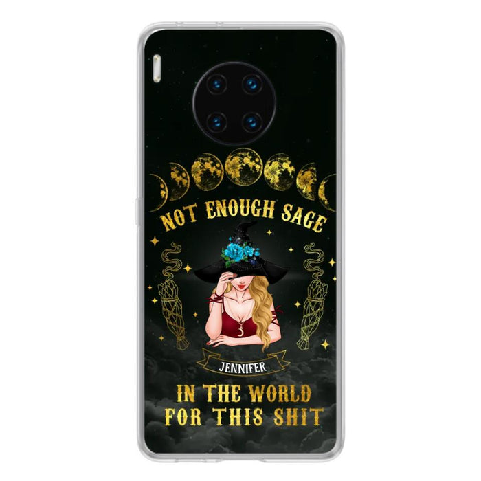 Custom Personalized Witch Phone Case - Gift For Halloween/Witch - Not Enough Sage In The World - Case for Xiaomi/Huawei/Oppo