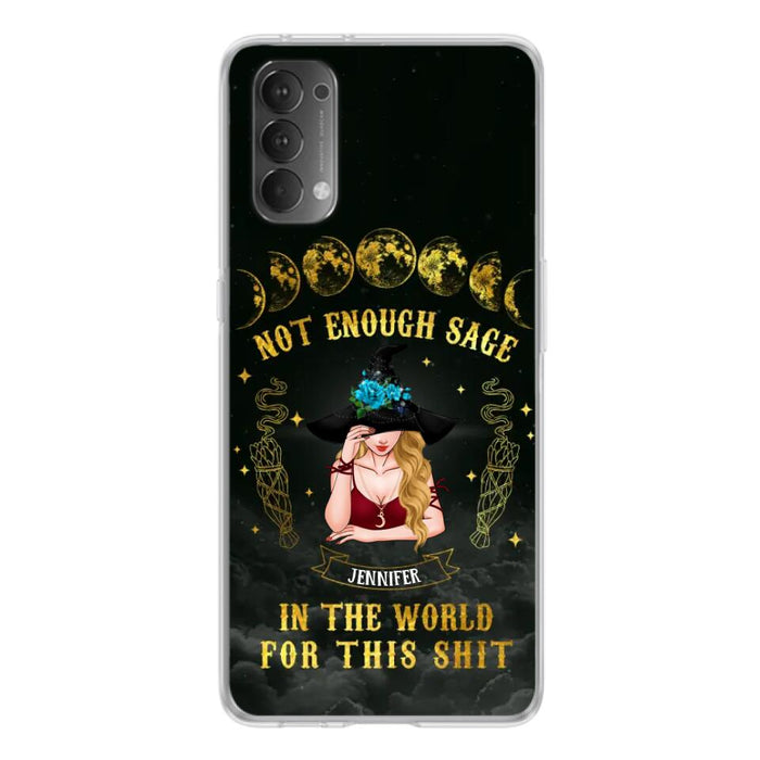 Custom Personalized Witch Phone Case - Gift For Halloween/Witch - Not Enough Sage In The World - Case for Xiaomi/Huawei/Oppo