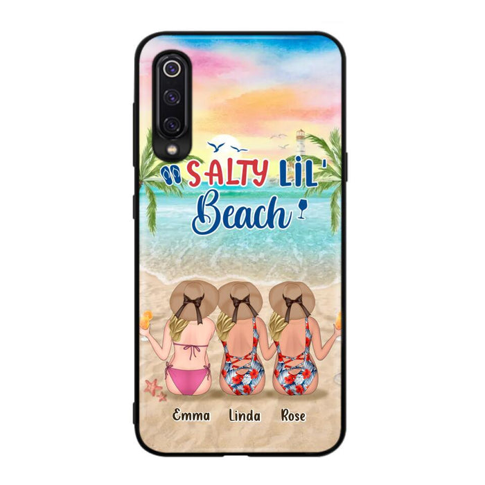 Custom Personalized Beach Girls Phone Case - Upto 3 Girls - Gift Idea For Friends/ Sisters - Salty Lil' Beach - Case For Xiaomi, Oppo And Huawei