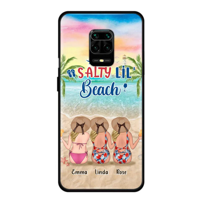 Custom Personalized Beach Girls Phone Case - Upto 3 Girls - Gift Idea For Friends/ Sisters - Salty Lil' Beach - Case For Xiaomi, Oppo And Huawei