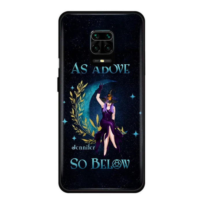 Custom Personalized Witch Phone Case - Gift Idea For Witch Lovers - As Above So Below - Cases For Oppo, Xiaomi & Huawei