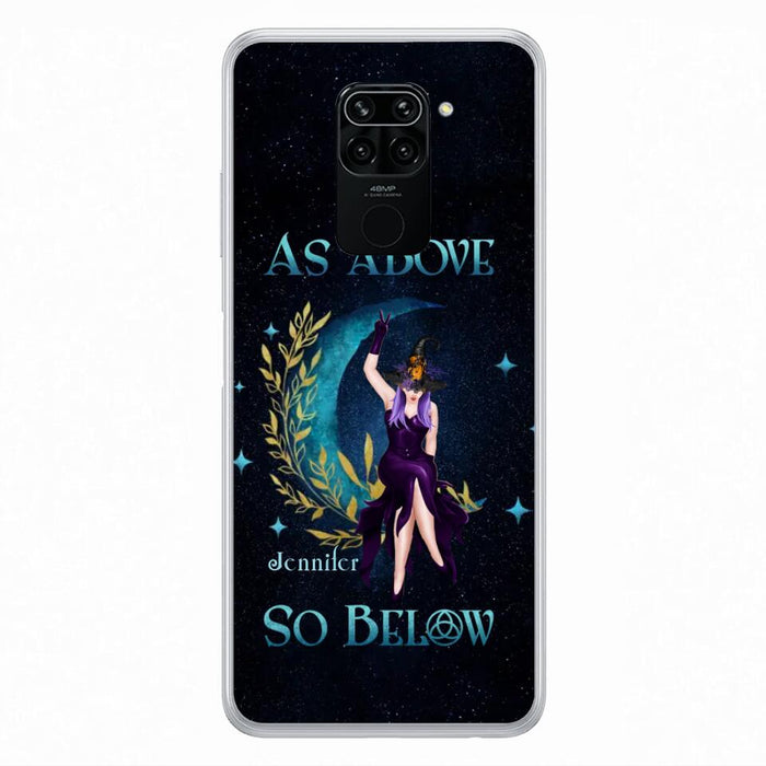 Custom Personalized Witch Phone Case - Gift Idea For Witch Lovers - As Above So Below - Cases For Oppo, Xiaomi & Huawei