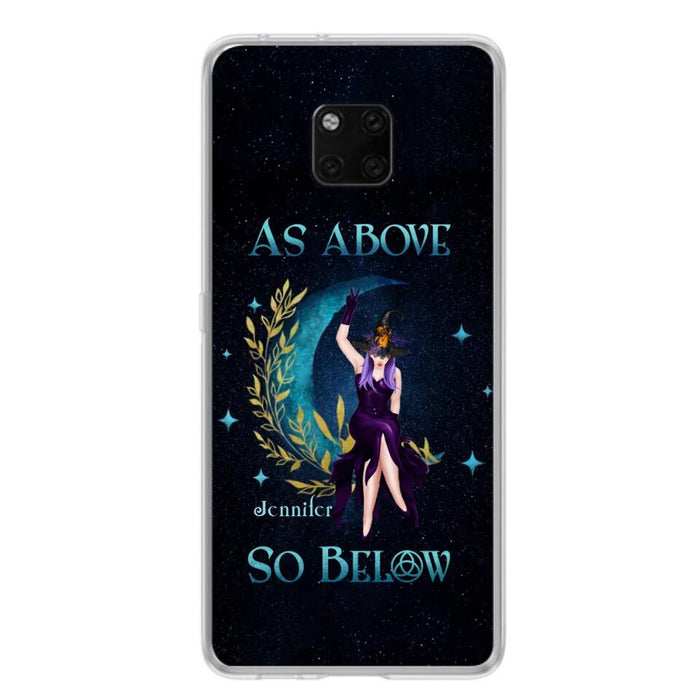 Custom Personalized Witch Phone Case - Gift Idea For Witch Lovers - As Above So Below - Cases For Oppo, Xiaomi & Huawei