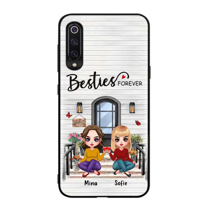 Custom Personalized Besties Sisters Front Porch Phone Case - Upto 5 Women - Gift Idea For Friends/ Besties/ Sisters - Besties Forever - Case For Xiaomi/ Oppo/ Huawei