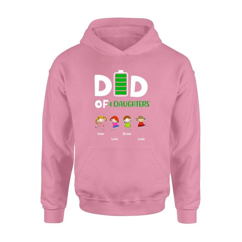 Personalized Family Shirt/Long Sleeve/Sweatshirt/Hoodie - Up to 4 Children - Gift Idea For Mother's Day