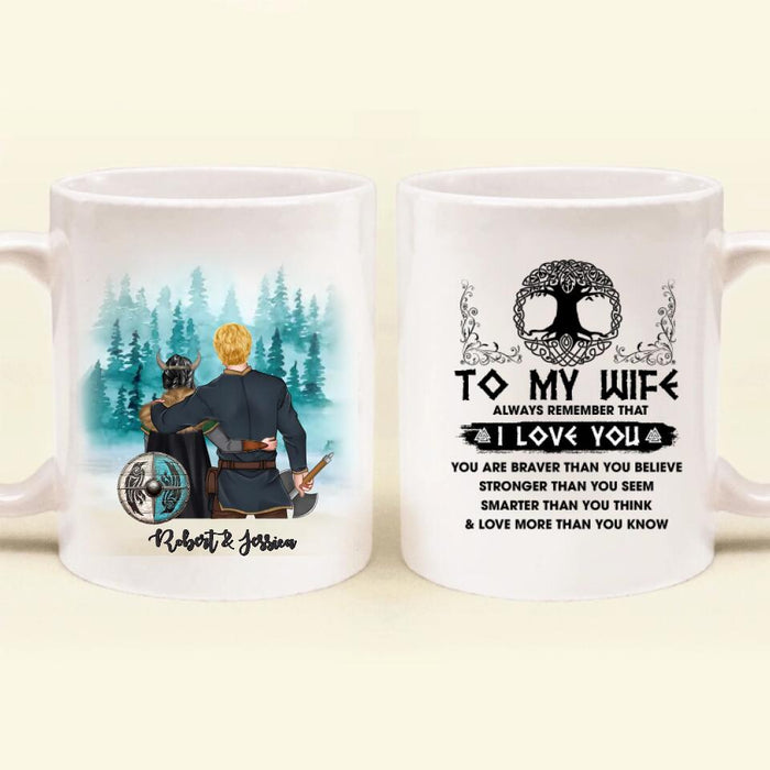 Custom Personalized To My Wife Coffee Mug - Gift Idea For Wife From Husband - I Love You More Than You Know