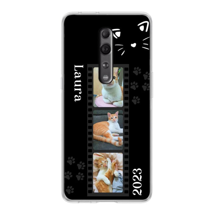 Custom Personalized Pet Photo Film Oppo/Xiaomi/Huawei Phone Case - Gift for Cat Lovers/Birthday Gift