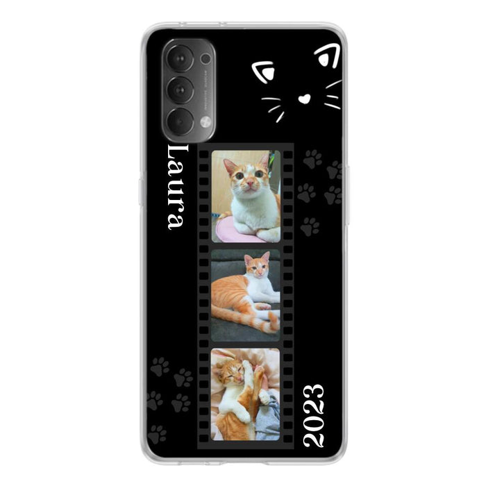 Custom Personalized Pet Photo Film Oppo/Xiaomi/Huawei Phone Case - Gift for Cat Lovers/Birthday Gift