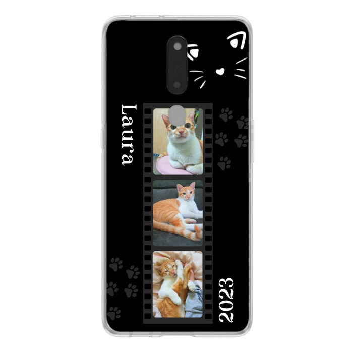 Custom Personalized Pet Photo Film Oppo/Xiaomi/Huawei Phone Case - Gift for Cat Lovers/Birthday Gift