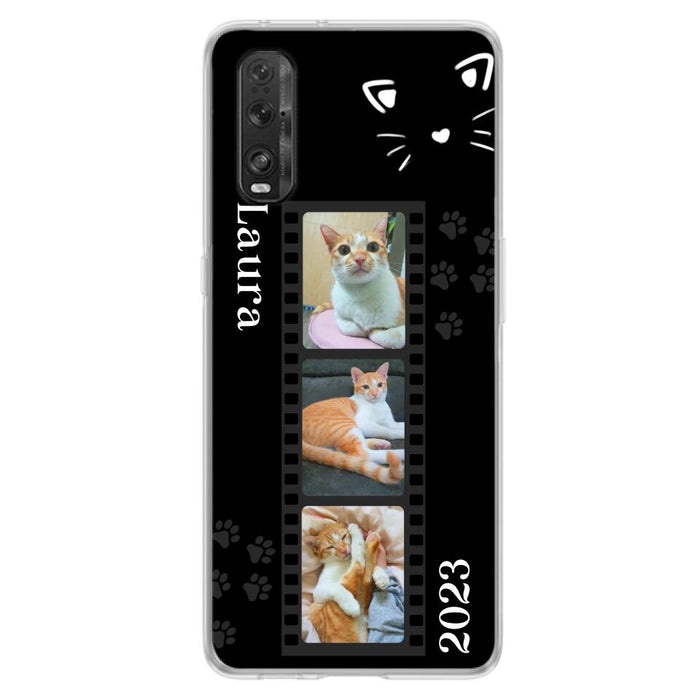 Custom Personalized Pet Photo Film Oppo/Xiaomi/Huawei Phone Case - Gift for Cat Lovers/Birthday Gift