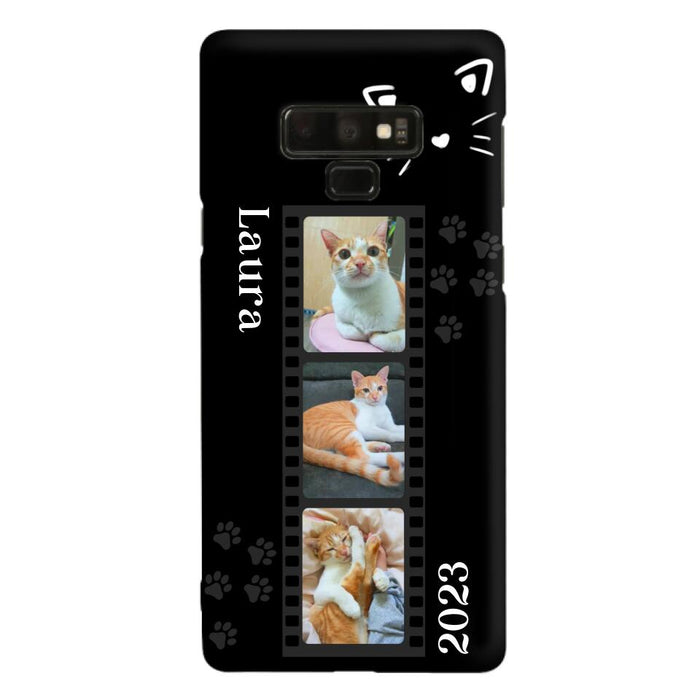 Custom Personalized Pet Photo Film iPhone/Samsung Phone Case - Gift for Cat Lovers/Birthday Gift